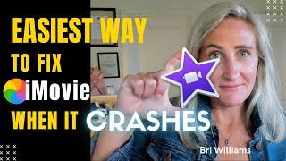 Easiest way to fix iMovie crashes (non-technical)