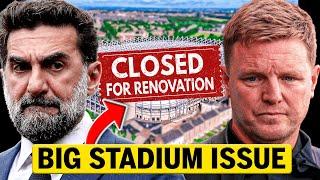 St. James Park "CLOSED" - Wyness: Newcastle face "Big Logistical & Financial Issues"