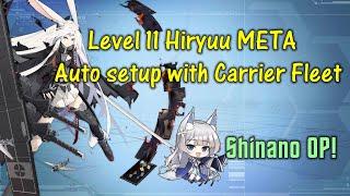 Lv.11 Hiryuu META, Auto setup with 3 Carriers