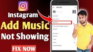 How to Fix Add Music to Instagram Post Not Showing Add Music Option Not Available 2022