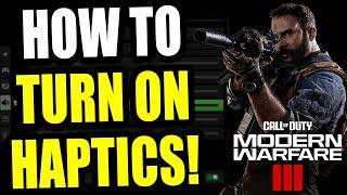 How to TURN ON Haptic Feedback on MW3 (For Beginners!) MW3 Turn On Haptic Feedback on PS5 Controller