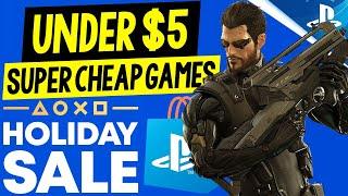 Tons of AWESOME PSN Game Deals UNDER $5! PSN Holiday Sale 2024 SUPER CHEAP PS4/PS5 Games to Buy!