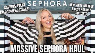 HUGE Sephora Haul 2023 *NEW* Makeup, Holiday Gift Sets & more! Savings Event Haul & Recommendations