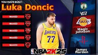 BEST LUKA DONCIC BUILD ON NBA 2K25 - 92 PASS ACCURACY - 93 LAYUP