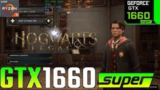 Hogwarts Legacy GTX 1660 Super 1080p Pc Performance Test