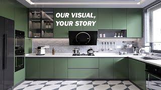 Watch How Our Visuals Transform Designs!" "Unveiling Kitchen Magic