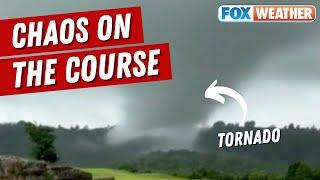 Tornado Strikes Golf Course In Hollister, Missouri