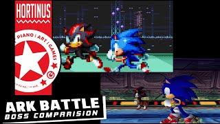  Sonic vs Shadow Ark Battle Comparison 