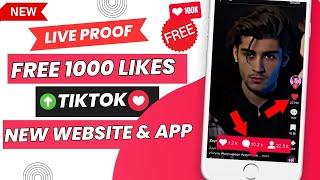 How to get 1000 free tiktok likes 2023  increase tiktok Likes | free tiktok likes website