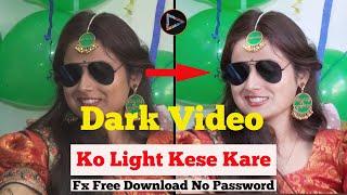 Edius Me Dark video ko Light kaise badhaye | Color correction Fx Free Download No Password