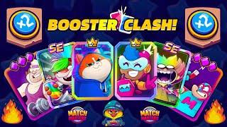 FREE BOOSTERS with BOOSTER CLASH! x6 BEST BOOSTERS | Match Masters Moves Multiplier + Rainbow