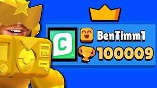 How I Pushed 100,000 Trophies in Brawl Stars!