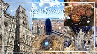 vlog #59 | italy chronicles | walking around florence, visiting art museums, eating good food ️️