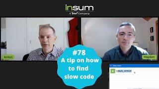 APEX Instant Tips #78: A tip on how to find slow code