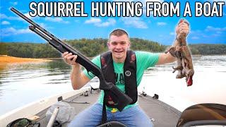 Squirrel Hunting from a Boat! (Catch Clean Cook)