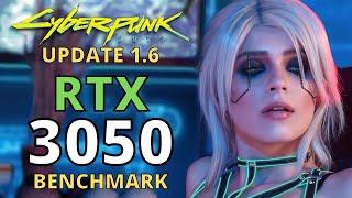 RTX 3050 CYBERPUNK 2077 1.6 BENCHMARK | 1080p 1440p 4K | DLSS RAY TRACING
