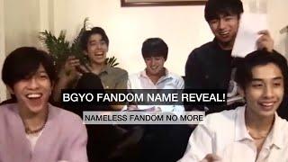 BGYO FANDOM NAME REVEAL