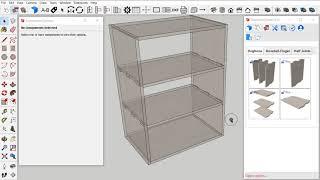 Creat Dog Bone wood joint Sketchup supper fast