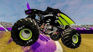 Bakugan Dragonoid Darkus Neo VS Small Car - BeamNG.Drive | Monster Jam​ - P21