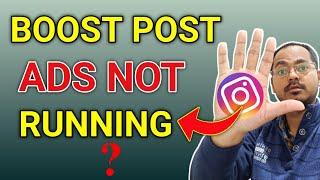 Instagram Boost Post Ads Not Running 2023 | Boost Post Problem Solved