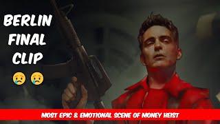 Most Emotional Scene of Money Heist Berlin Final Death Clip in HINDI #HDR #4K s02e09 #Professor #yt