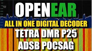 OpenEar Digital Decoder - DMR TETRA P25 ADSB POCSAG RTL-SDR