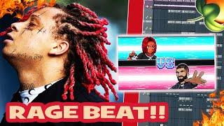 HOW TO MAKE A TRIP AT KNIGHT TYPE BEAT (Trippie Redd, Drake) | FL Studio