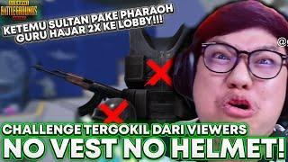 GURU DICHALLENGE 20 KILL + CHICKEN DINNER HARUS TANPA ARMOR DAN TANPA HELM! GELO PARAH! | RICS PUBGM