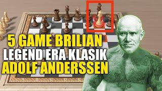 5 Pertandingan Catur Fantastis Legenda Catur Era Klasik, Adolf Anderssen