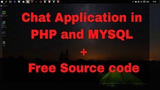 Chat application With File Sharing function using  PHP and AJAX with full source code included