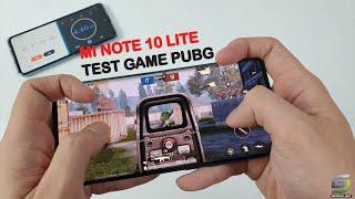 Xiaomi Mi Note 10 Lite test game Pubg Mobile