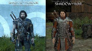 shadow of mordor Vs Middle-earth - Shadow of War  | Comparison
