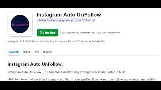 Instagram Auto UnFollow  #instagram #instagramgrowth