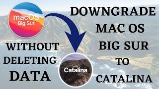 How to Downgrade MacOS Big Sur to Catalina Without Losing Deleting DATA | Hindi Tutorial 2021