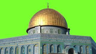 Free Masjid  Al Quds  Background Islamic Green Screen Full HD/3 / Alquds Green screen No Copyrith