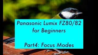 Panasonic Lumix  FZ80/82 Tutorial For Beginners: Part 4 Focus Modes