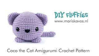 Coco the Cat Amigurumi crochet Tutorial English