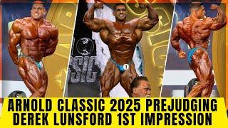 Arnold Classic 2025 prejudging + Derek Lunsford 1st impression