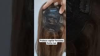 Prótese capilar feminina fabricação perucaria solução capilar Dalila hair Uberlândia Belo Horizonte