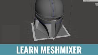How to use Meshmixer: Break a model in parts