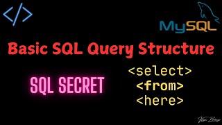 Basic SQL Query Structure Explained for Beginners!  | #datascience #dataanalytics #sqlbasics #sql