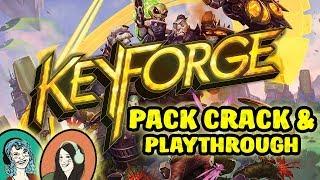 KeyForge Deck Unboxing + Playthrough! How to Play Fantasy Flight's Awesome New CCG