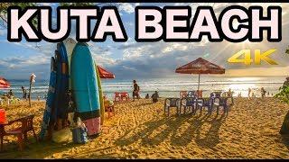 Kuta Beach in Bali 4K | Island Hopper TV