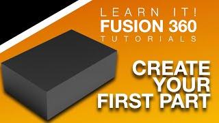 Fusion 360 for Beginners - Lesson 4 - Create Your First Part (2023)