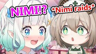 Mint tried to show off to Nimi when she raided her stream, but...