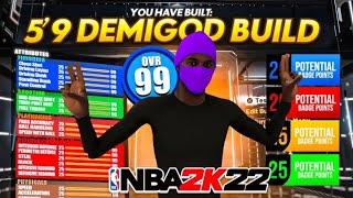 *NEW* REBIRTH 5'9 GUARD BUILD IS OVERPOWERED! THIS IS THE META GUARD BUILD IN NBA2K22! BEST BUILD!