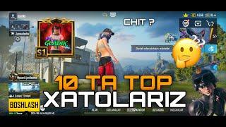  TOP 10 TA XATOLARIZ !!!