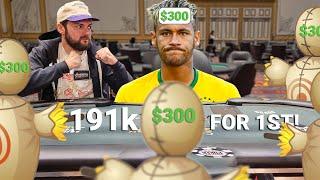 MASSIVE ALL-IN STREAK = WSOP Bounty Record?!?!