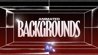 Top Animated Backgrounds (After Effects Tutorial)