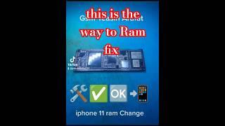 Iphone 11 Ram Change Without CNC machine #shorts #smartphone #repair #phonerepair #service #foryou